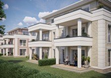 Anlage R�ckansicht Nat�rlich exklusiv - Ihr neues Kapitel beginnt in den Villen an den Pappeln: Eigentumswohnung mit Balkon zu verkaufen