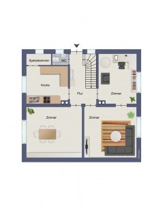 Erdgeschoss GEM�TLICHES EINFAMILIENHAUS | GRO�ER GARTEN | ZUHAUSE F�R DIE GANZE FAMILIE | M�LLN