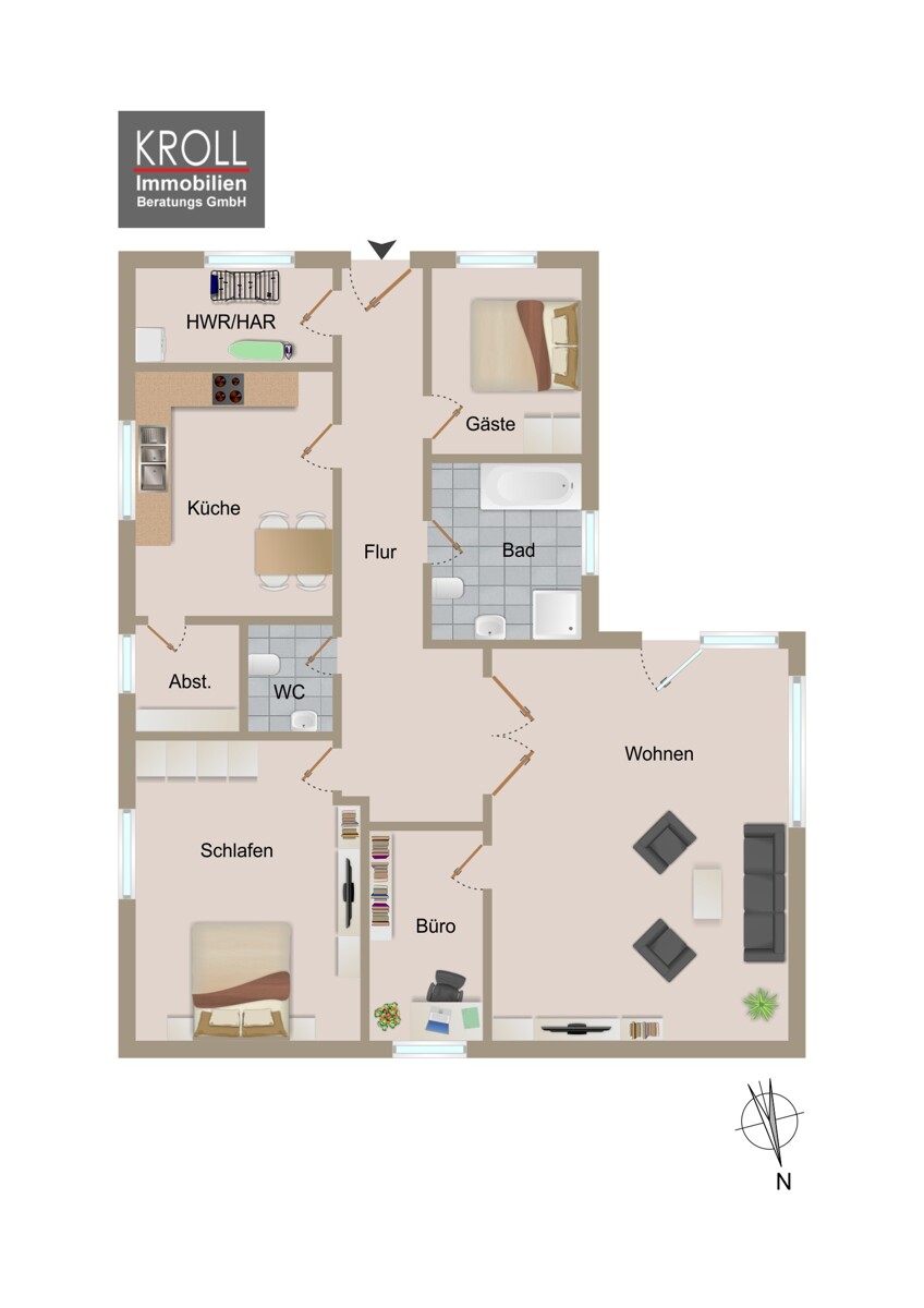 Grundriss Bungalow Breitenfelde