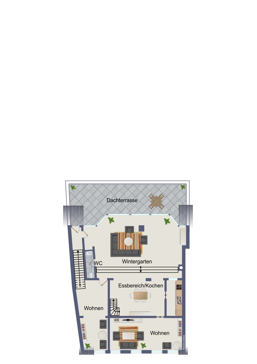 Grundriss Obergeschoss Haus M�lln