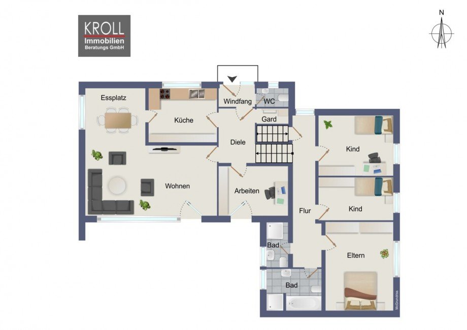 Erdgeschoss Einfamilienhaus M�lln