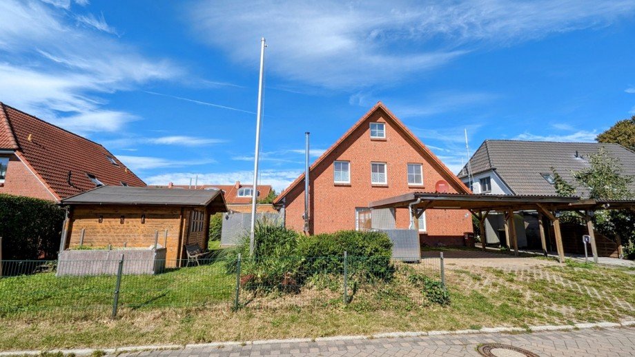 Frontansicht Doppelhaush�lfte Ratzeburg