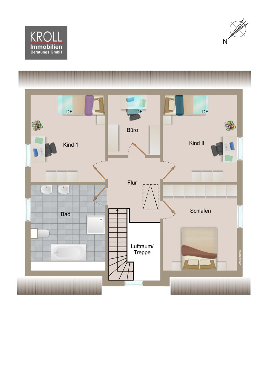 Dachgeschoss Einfamilienhaus Fuhlenhagen