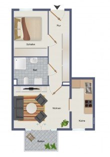 Grundriss_Rotkaeppchenweg_2_Buechen_Wohnung_24_2_OG B�chen | Eigentumswohnung im Senioren-Wohnpark | Ruhige und zentrale Lage