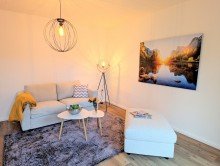 Wohnzimmer Sanierter und modernisierter Bungalow mit perfekter Energieeffizienz und 171m� Wohn- und Nutzfl�che in ruhiger Lage