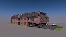 Frontansicht Wohnen in seiner sch�nsten Form - Gut geschnittene 2-Zimmer-Wohnung mit Terrasse