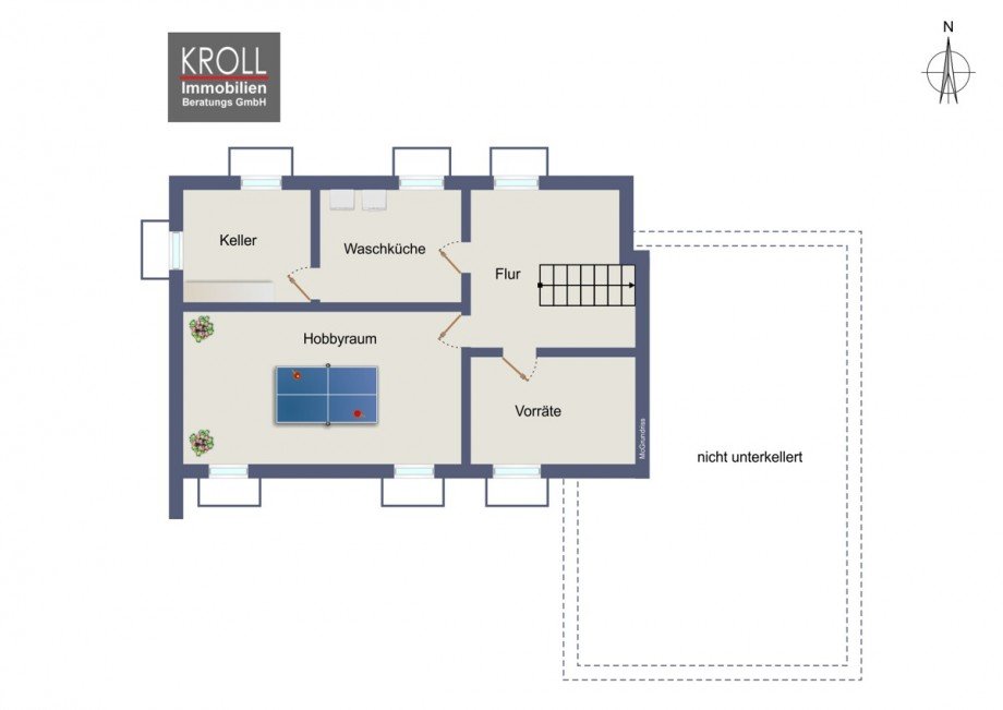 Kellergeschoss Einfamilienhaus M�lln