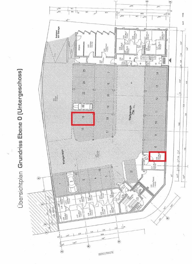 Tiefgarage mit Kellerraum Wohnung M�lln
