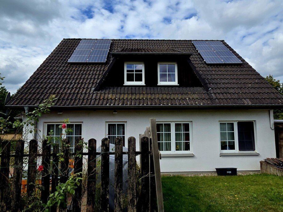 R�ckansicht Einfamilienhaus Lehmrade