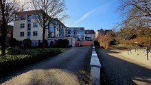 R�ckansicht Wohnen mit Blick auf den M�llner Kurpark: 2-Zimmer Eigentumswohnung in zentraler Lage in M�lln zu verkaufen!