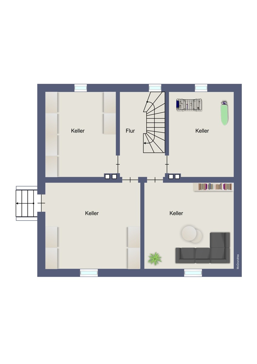 Keller Einfamilienhaus M�lln
