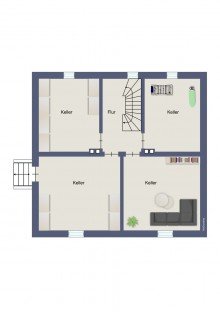 Keller GEM�TLICHES EINFAMILIENHAUS | GRO�ER GARTEN | ZUHAUSE F�R DIE GANZE FAMILIE | M�LLN